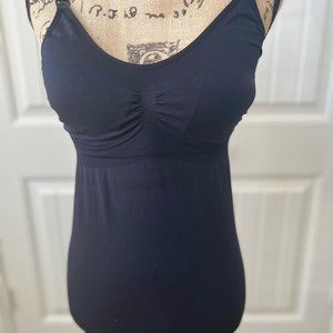 Kindred Bravely Simply Sublime Maternity & Nursing Tank Black L